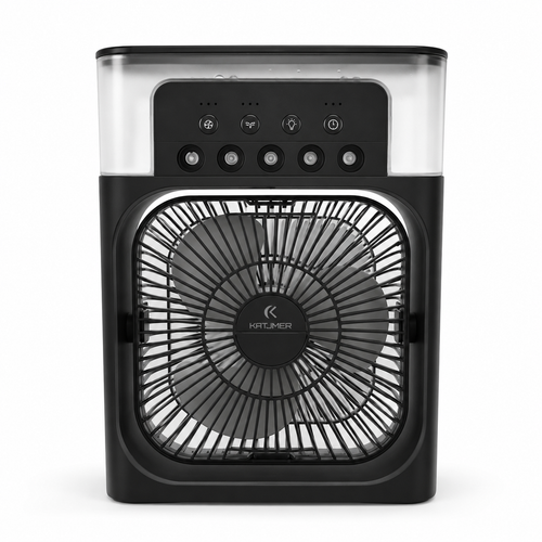 Taşınabilir Sulu Soğutmalı Masaüstü Fan | 7 Renk LED Işıklı USB Fan