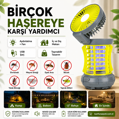 Serinlik, Aydınlatma ve Sinek Koruması Tek Cihazda!