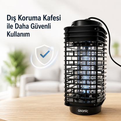 Asonic UV Işıklı Elektrikli Sinek Öldürücü | Kokusuz Sinek Çözümü